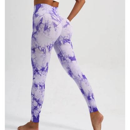 Lumos™ | Naadloze Butt-Lifting Tie-Dye Leggings