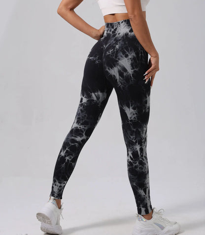 Lumos™ | Naadloze Butt-Lifting Tie-Dye Leggings