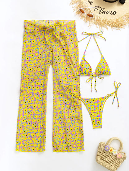 Fleur™ | 3 in 1 bikini met bloemen