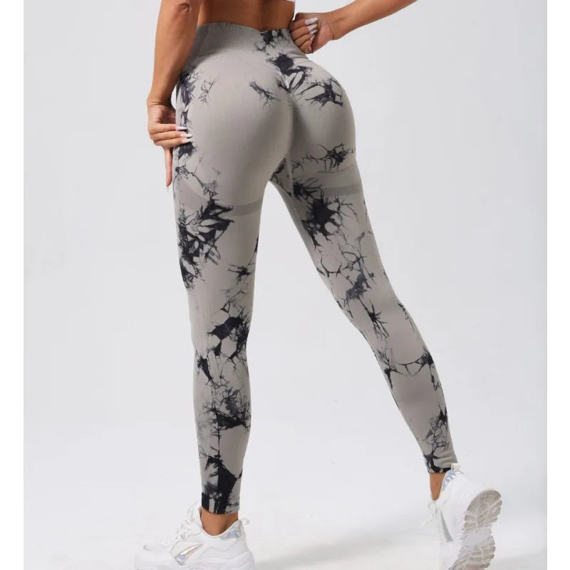 Lumos™ | Naadloze Butt-Lifting Tie-Dye Leggings