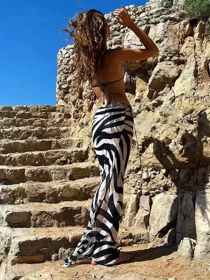 Zoe™ | 3-delige bikini met zebraprint