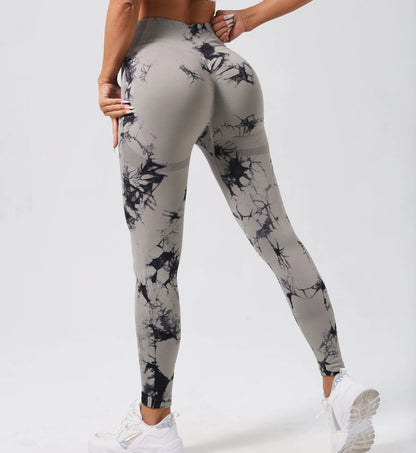 Lumos™ | Naadloze Butt-Lifting Tie-Dye Leggings