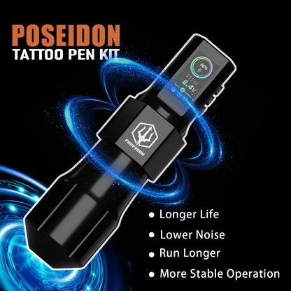 Poseidon | Draadloze Complete Tattoo Kit