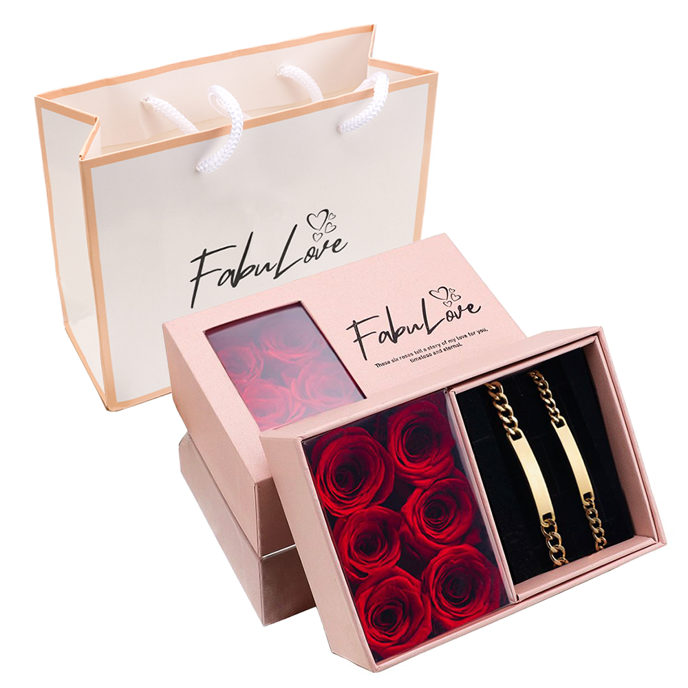 FabuLove™ | Forever Rose - Armbanden set